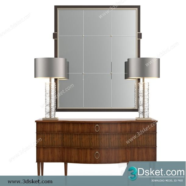 3D Model Sideboard Chest Of Drawer 109