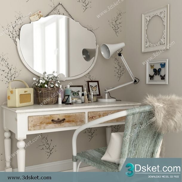 3D Model Sideboard Chest Of Drawer 111