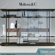 3D Display Cabinets Model 051 Free Download - Tủ trang trí