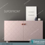 3D Model Sideboard Chest Of Drawer 115