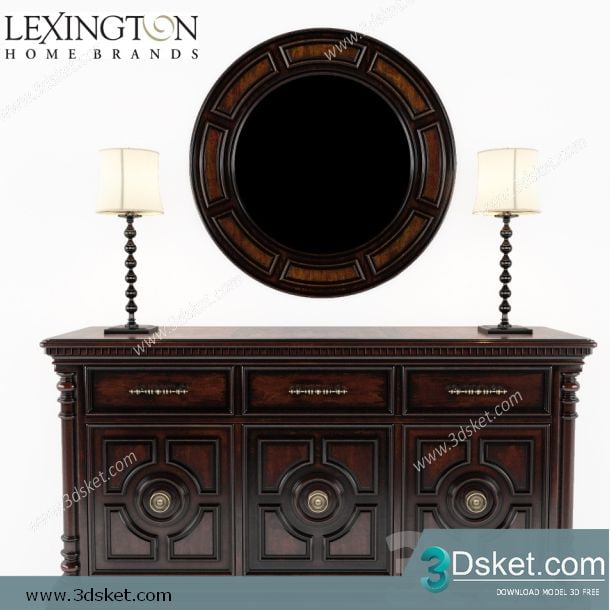 3D Model Sideboard Chest Of Drawer 119