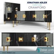 3D Model Sideboard Chest Of Drawer 122