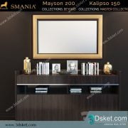 3D Model Sideboard Chest Of Drawer 123