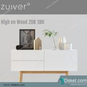 3D Model Sideboard Chest Of Drawer 124
