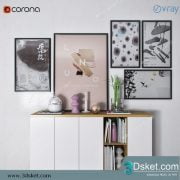3D Model Sideboard Chest Of Drawer 126