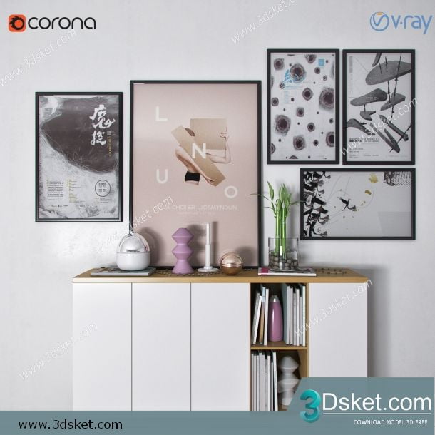 3D Model Sideboard Chest Of Drawer 126