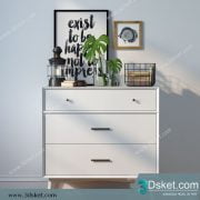 3D Model Sideboard Chest Of Drawer 128