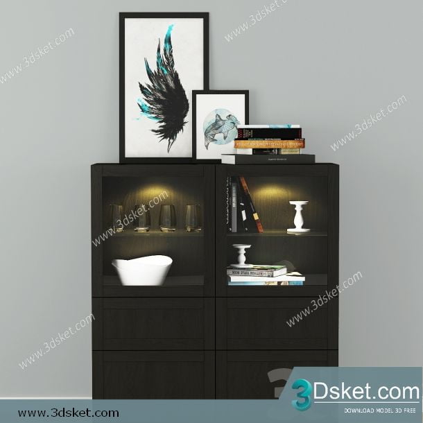 3D Model Sideboard Chest Of Drawer 131