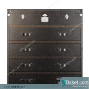 3D Model Sideboard Chest Of Drawer 136