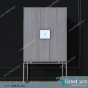 3D Model Sideboard Chest Of Drawer 138