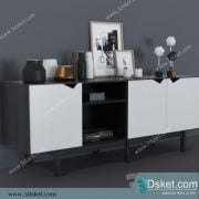 3D Model Sideboard Chest Of Drawer 139