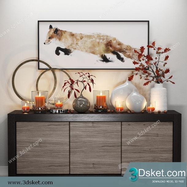 3D Model Sideboard Chest Of Drawer 143