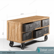 3D Model Sideboard Chest Of Drawer 146
