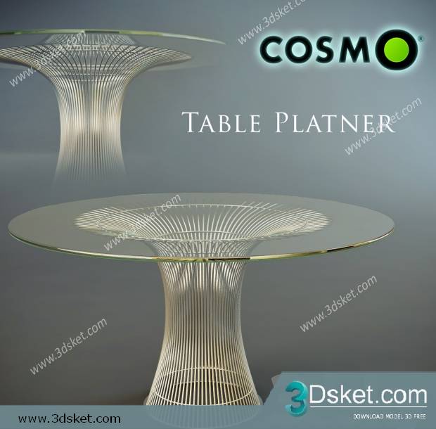 3D Model Table 053 Free Download Bàn