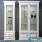 3D Display Cabinets Model 071 Free Download - Tủ trang trí
