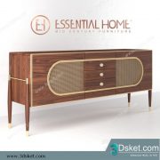 3D Model Sideboard Chest Of Drawer 165