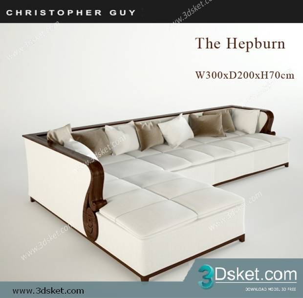 3D Model Sofa Free Download 032