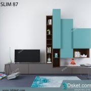 3D TV Cabinets Model 020 Free Download - Tủ Tivi