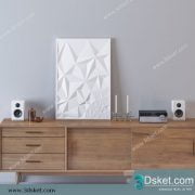 3D Model Sideboard Chest Of Drawer 166
