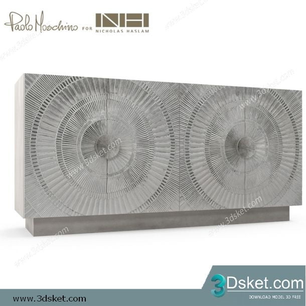 3D Model Sideboard Chest Of Drawer 168