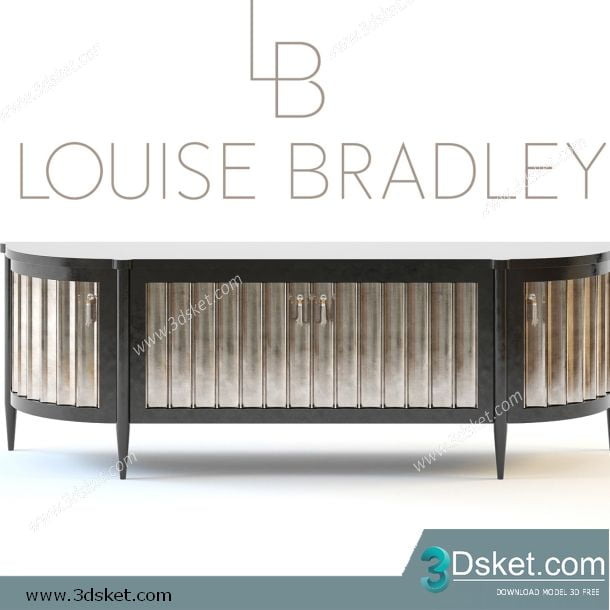 3D Model Sideboard Chest Of Drawer 169