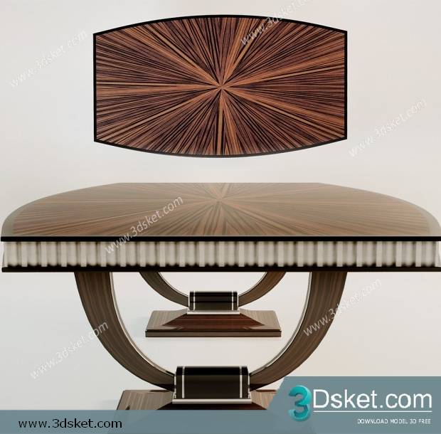 3D Model Table 057 Free Download Bàn
