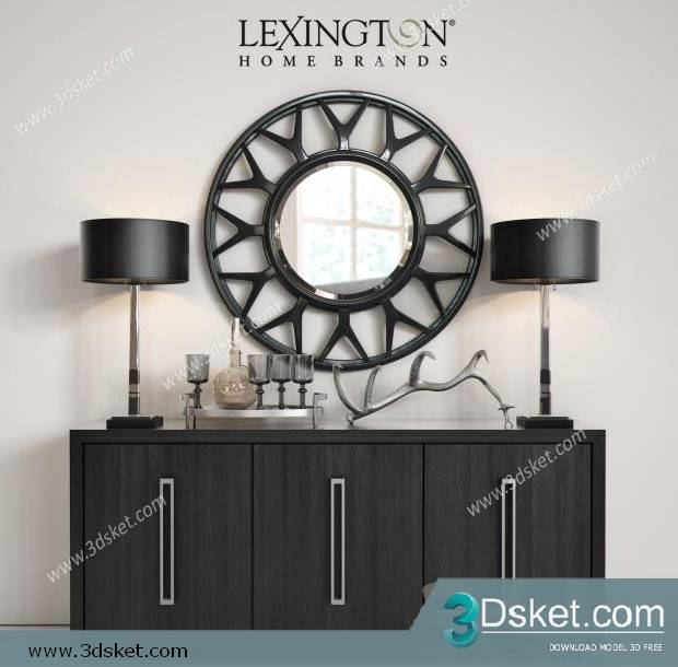 3D Model Sideboard Chest Of Drawer 244