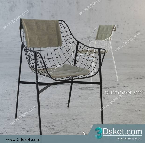 3D Model Chair 024 Free Download