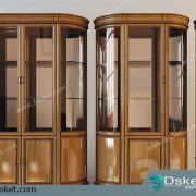 3D Display Cabinets Model 010 Free Download - Tủ trang trí