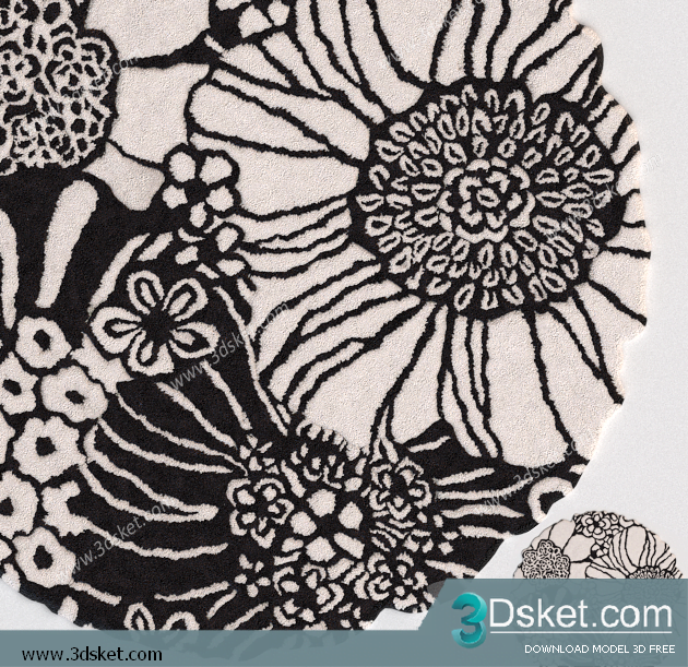 Free Download Carpets 3D Model Thảm 001