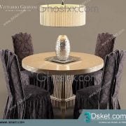 3D Model Table Chair Free Download Bàn ghế 017
