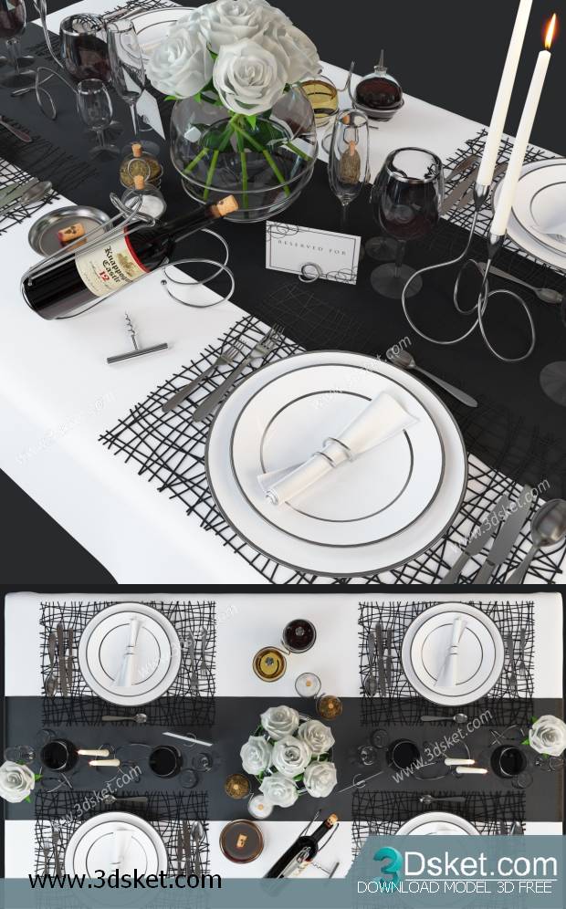 Free Download 3D Models Tableware Kitchen 040