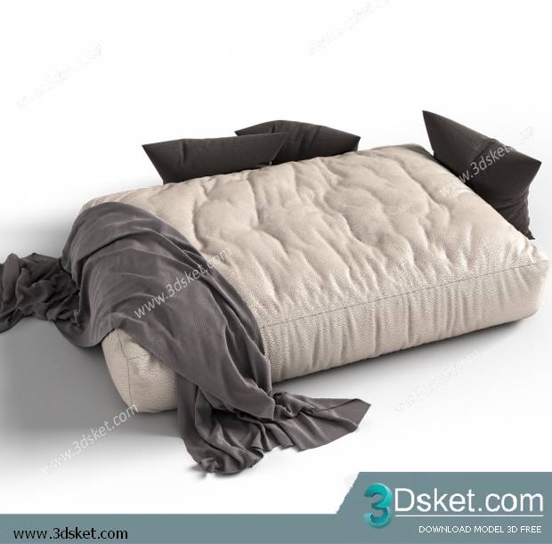 3D Model Other Soft Seating Free Download Ghế mềm 010