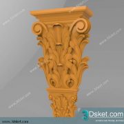 Free Download Decorative Plaster 3D Model 010