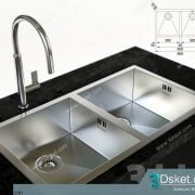 Free Download Kitchen Appliance 3D Model 036