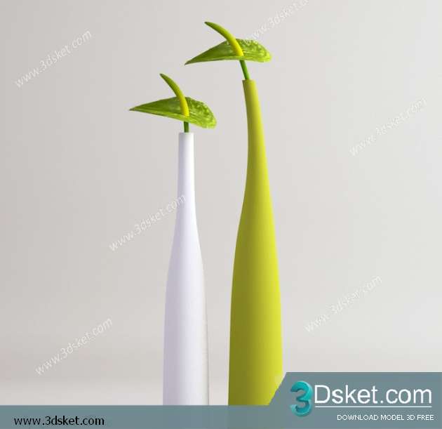 Free Download Vase 3D Model Chai Lọ 032