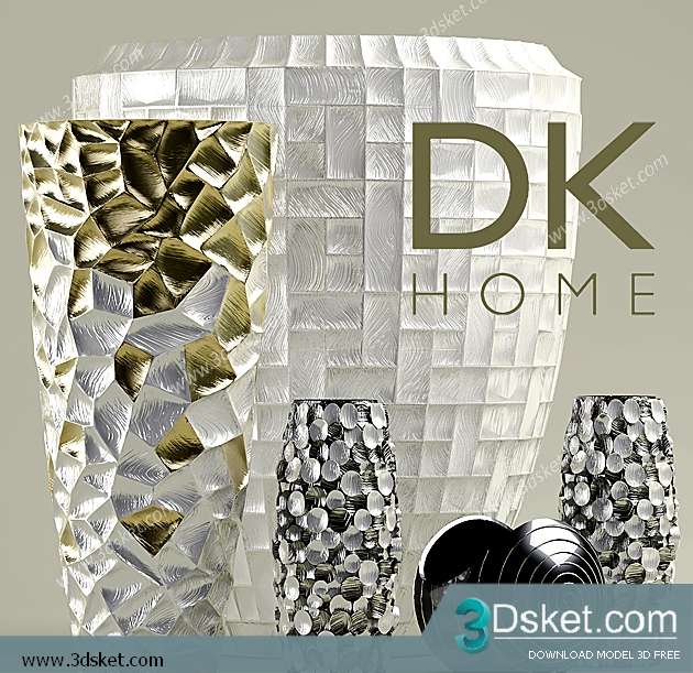 Free Download Vase 3D Model Chai Lọ 035