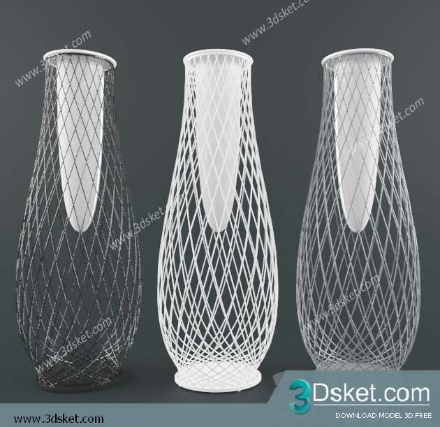 Free Download Vase 3D Model Chai Lọ 036