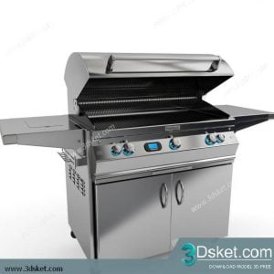Free Download Kitchen Appliance 3D Model 039