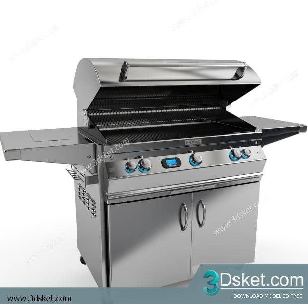 Free Download Kitchen Appliance 3D Model 039