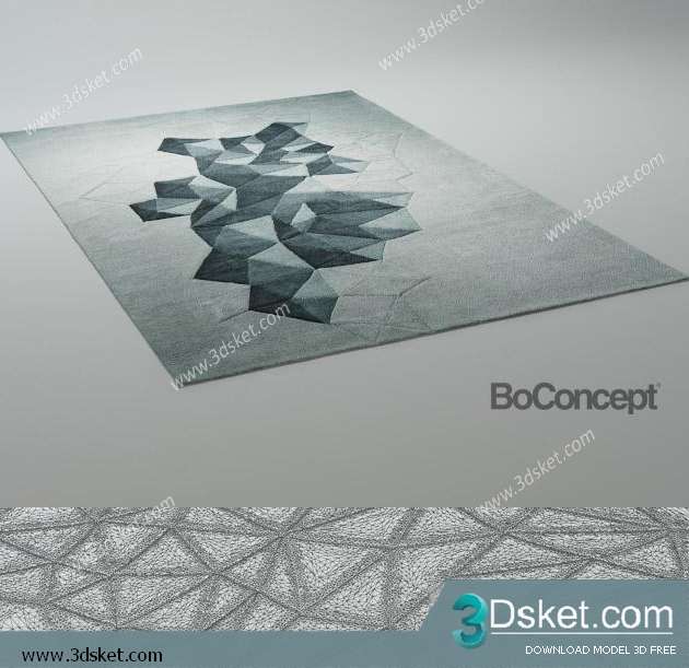 Free Download Carpets 3D Model Thảm 009