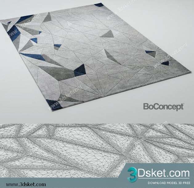 Free Download Carpets 3D Model Thảm 010
