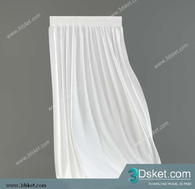 Free Download Curtain 3D Model Rèm 029