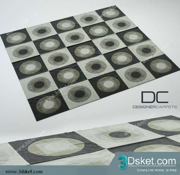 Free Download Carpets 3D Model Thảm 012