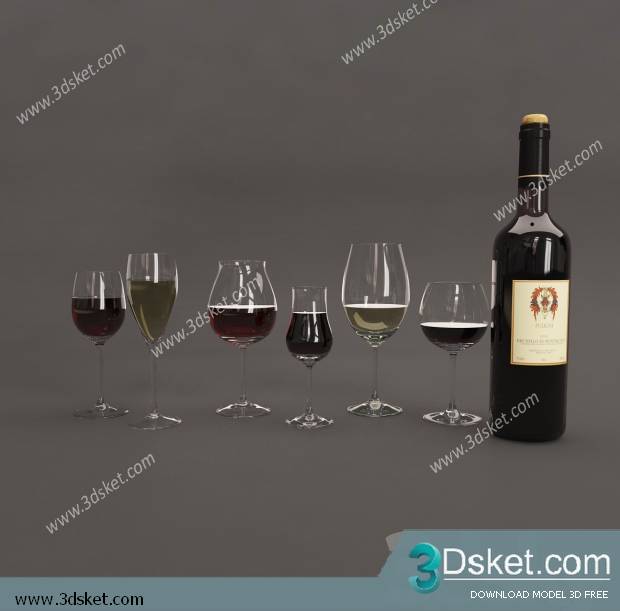 Free Download 3D Models Tableware Kitchen 070