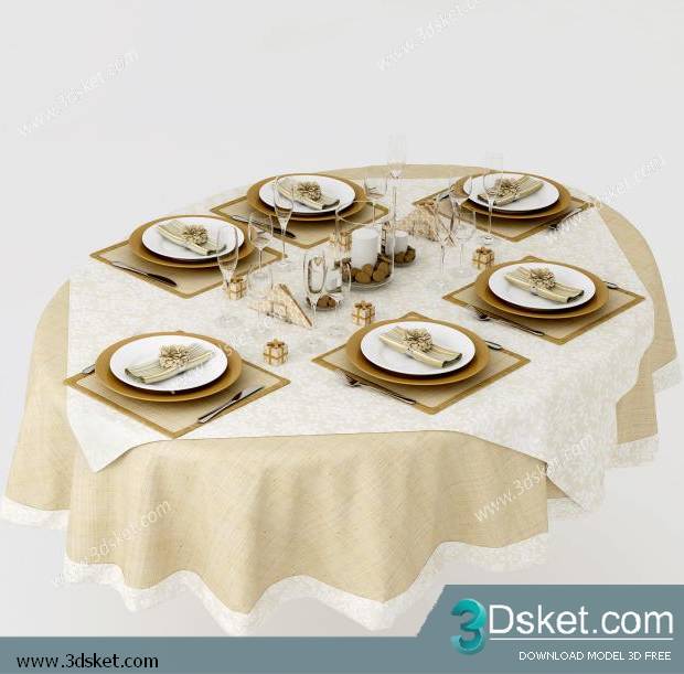 Free Download 3D Models Tableware Kitchen 071