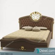 3D Model Bed Free Download Giường 025