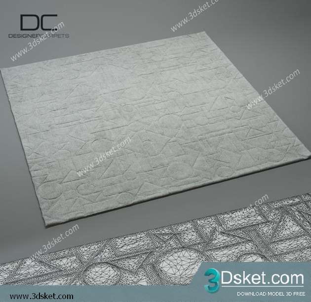 Free Download Carpets 3D Model Thảm 015