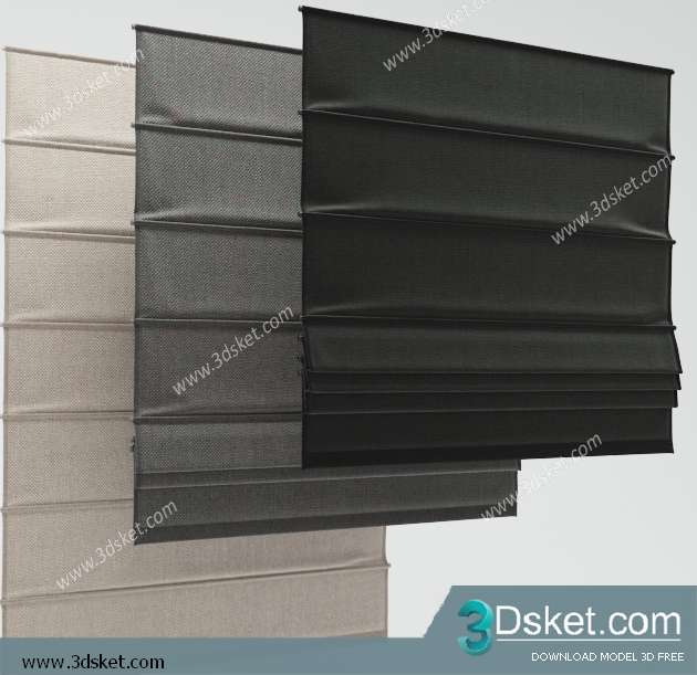Free Download Curtain 3D Model Rèm 030