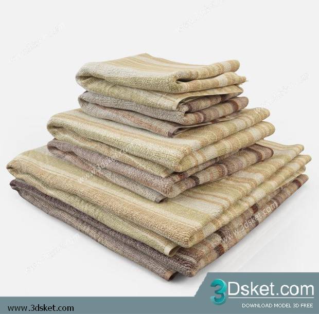 Free Download Bathroom Accessories 3D Model Đồ dùng 005